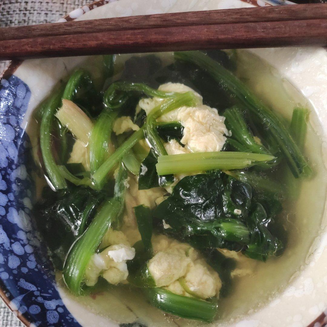 菠菜鸡蛋汤