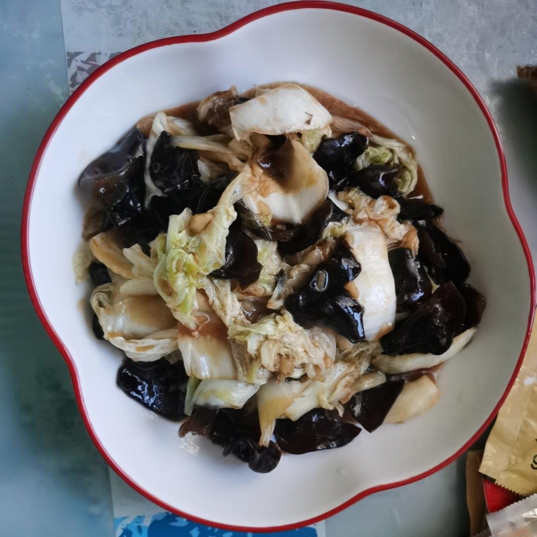 开胃下饭菜！醋溜白菜木耳