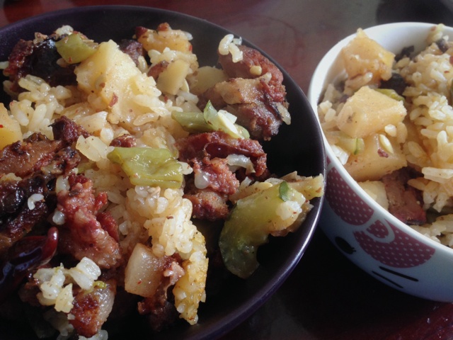土豆香肠焖饭（电饭锅only）
