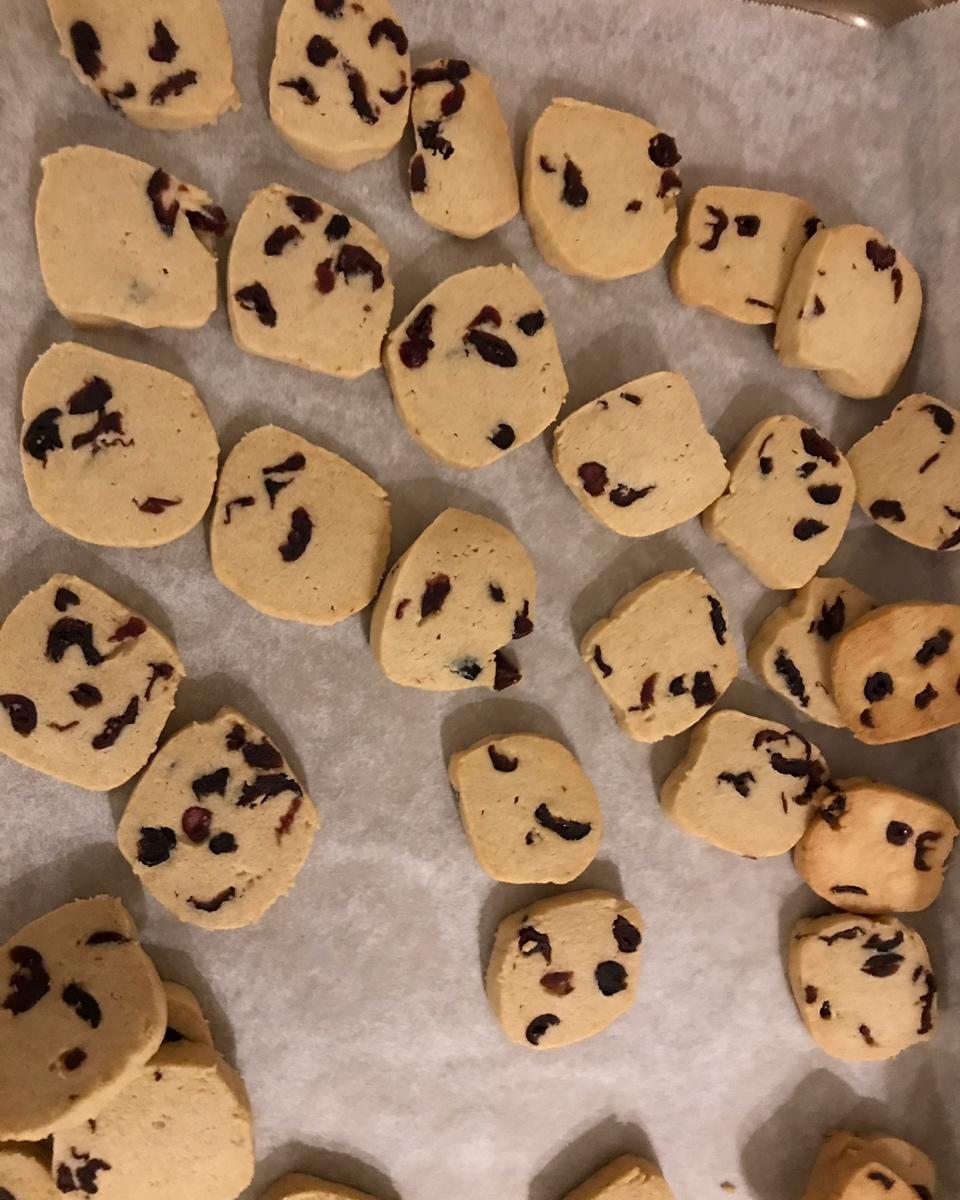 低糖少油版蔓越莓饼干