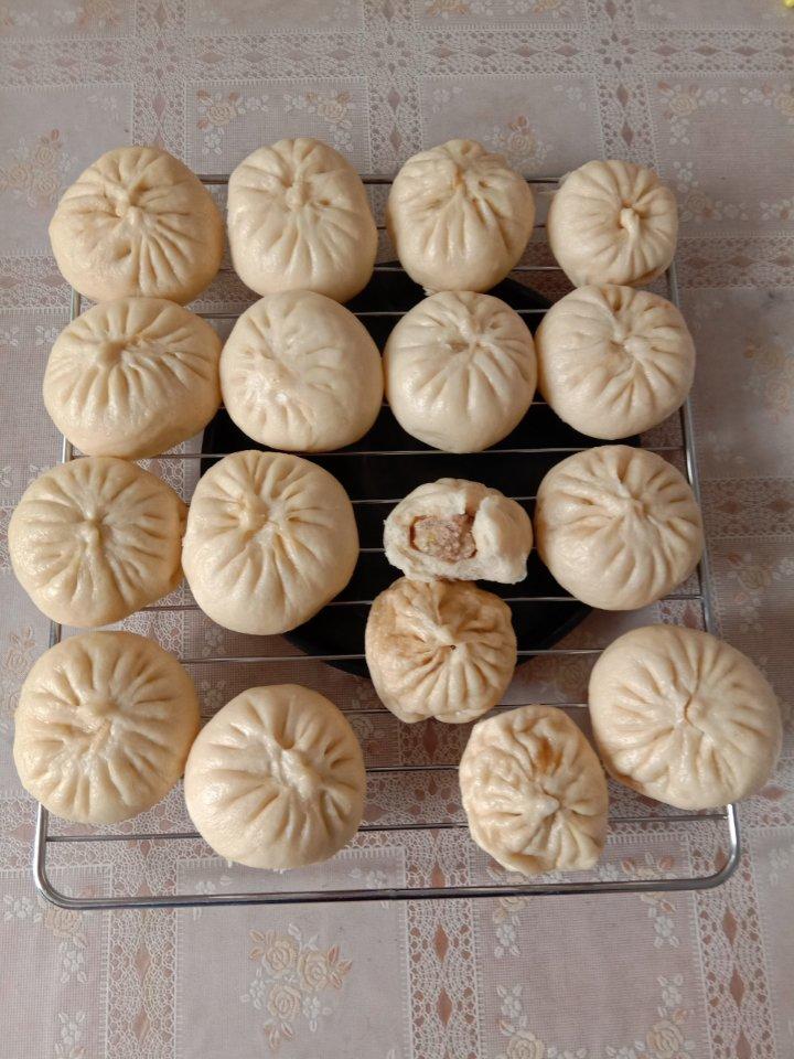 猪肉包子（附视频。一次性发酵。）