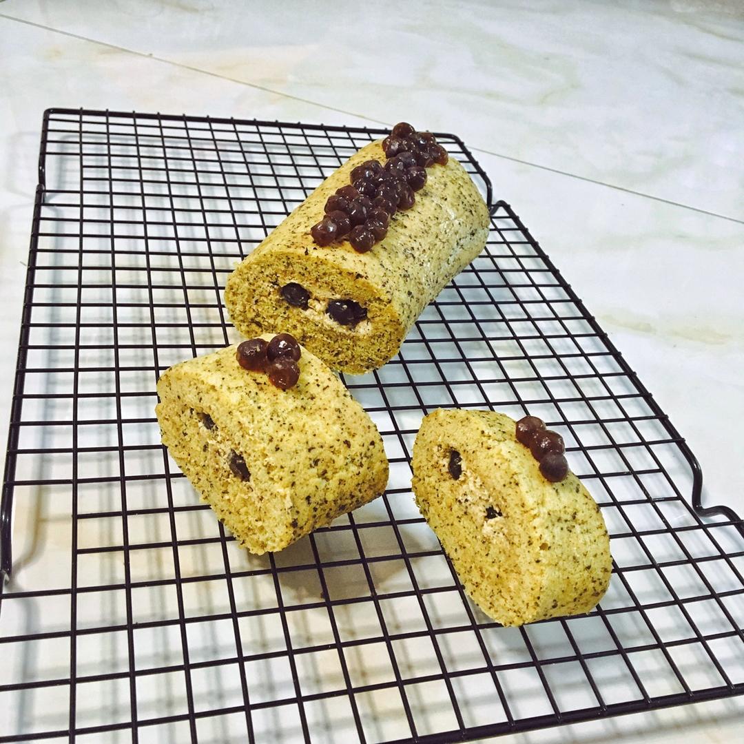 珍珠奶茶蛋糕卷