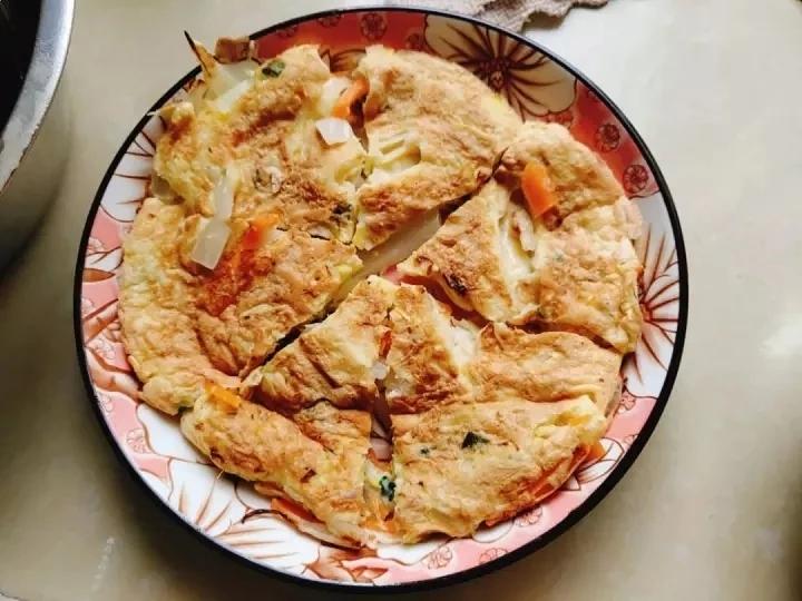 白菜鸡蛋早餐饼