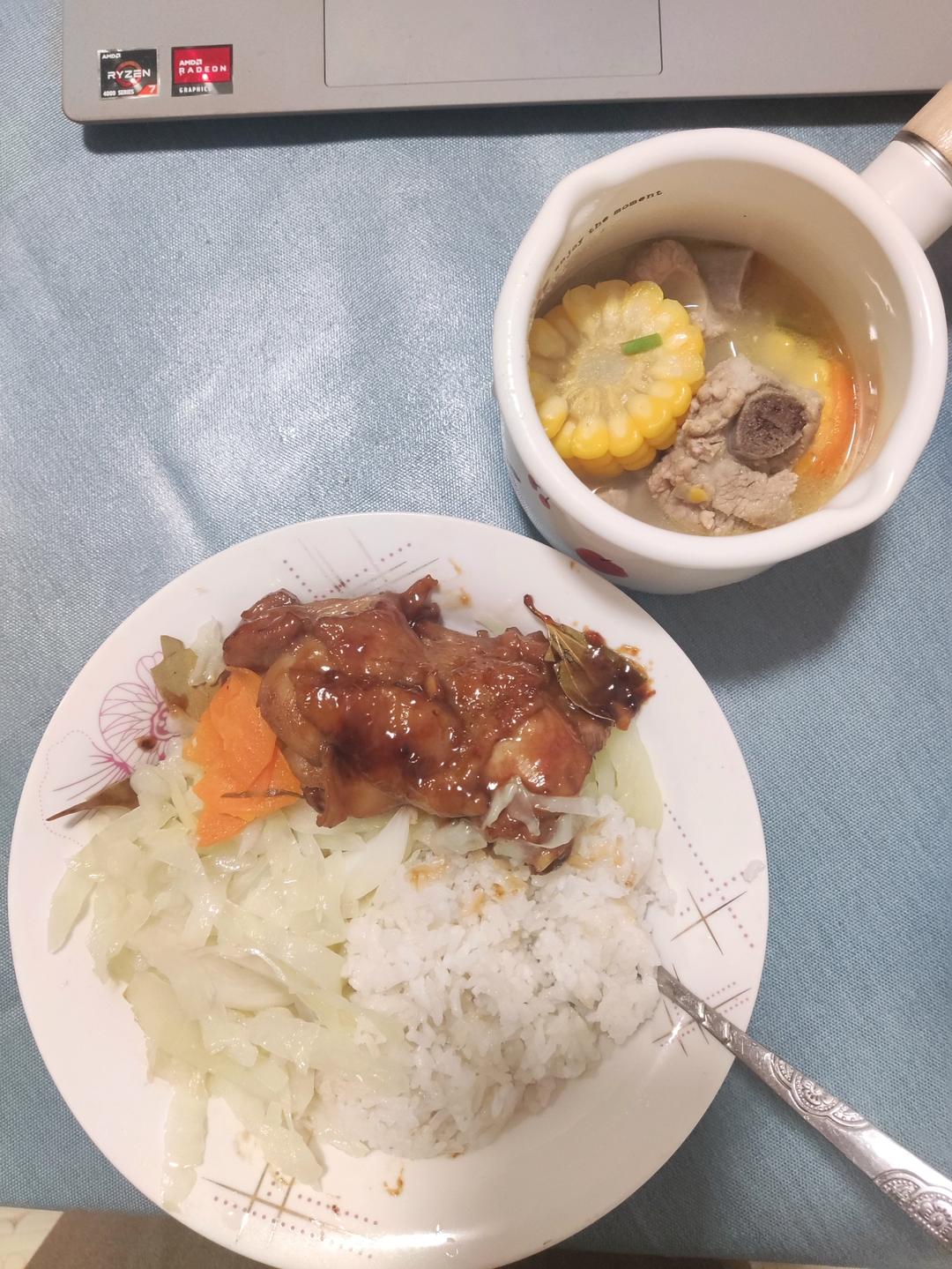 超美味的照烧鸡排饭