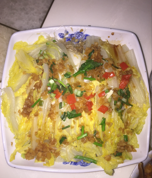 蒜蓉粉丝蒸娃娃菜