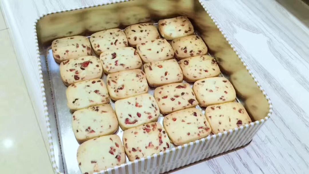 低糖少油版蔓越莓饼干