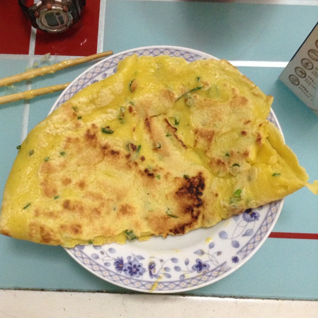 葱花鸡蛋饼