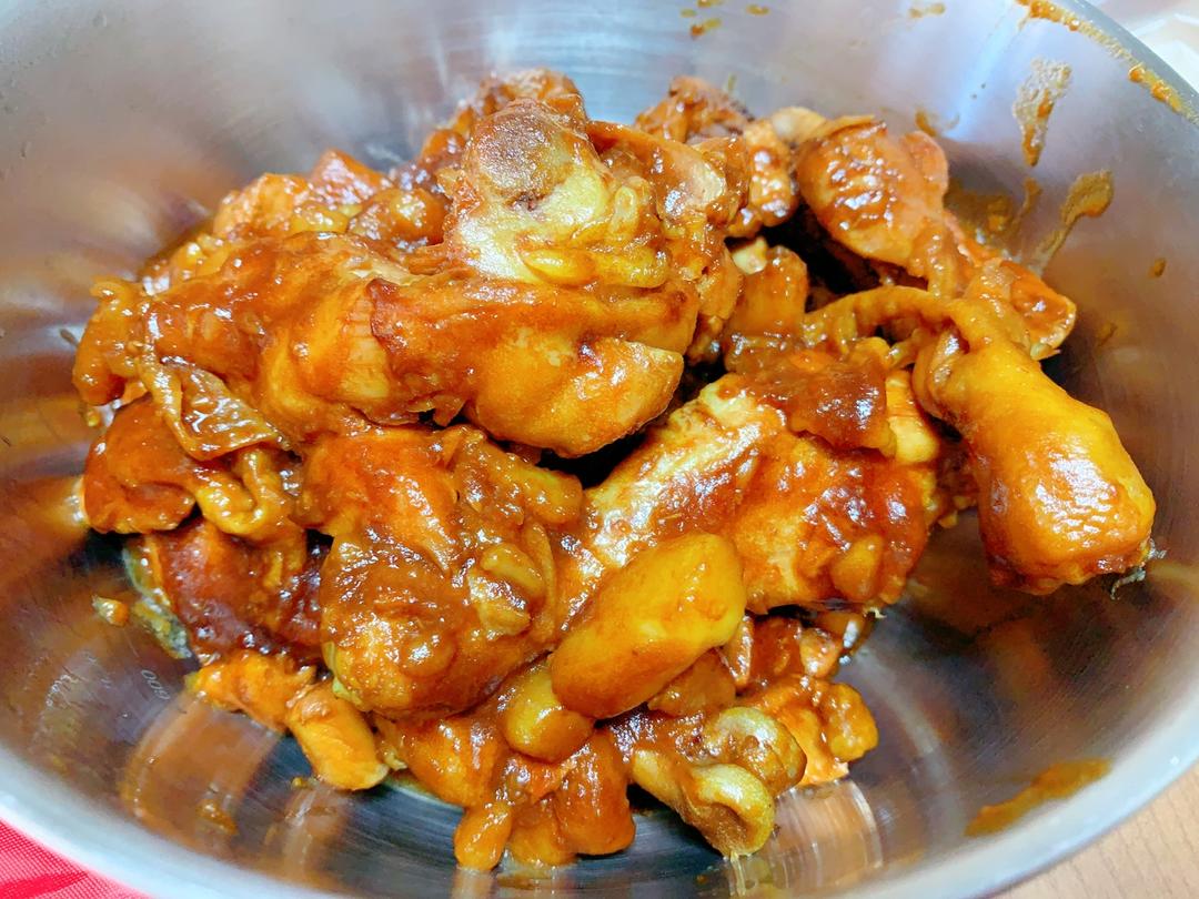 土豆焖鸡腿