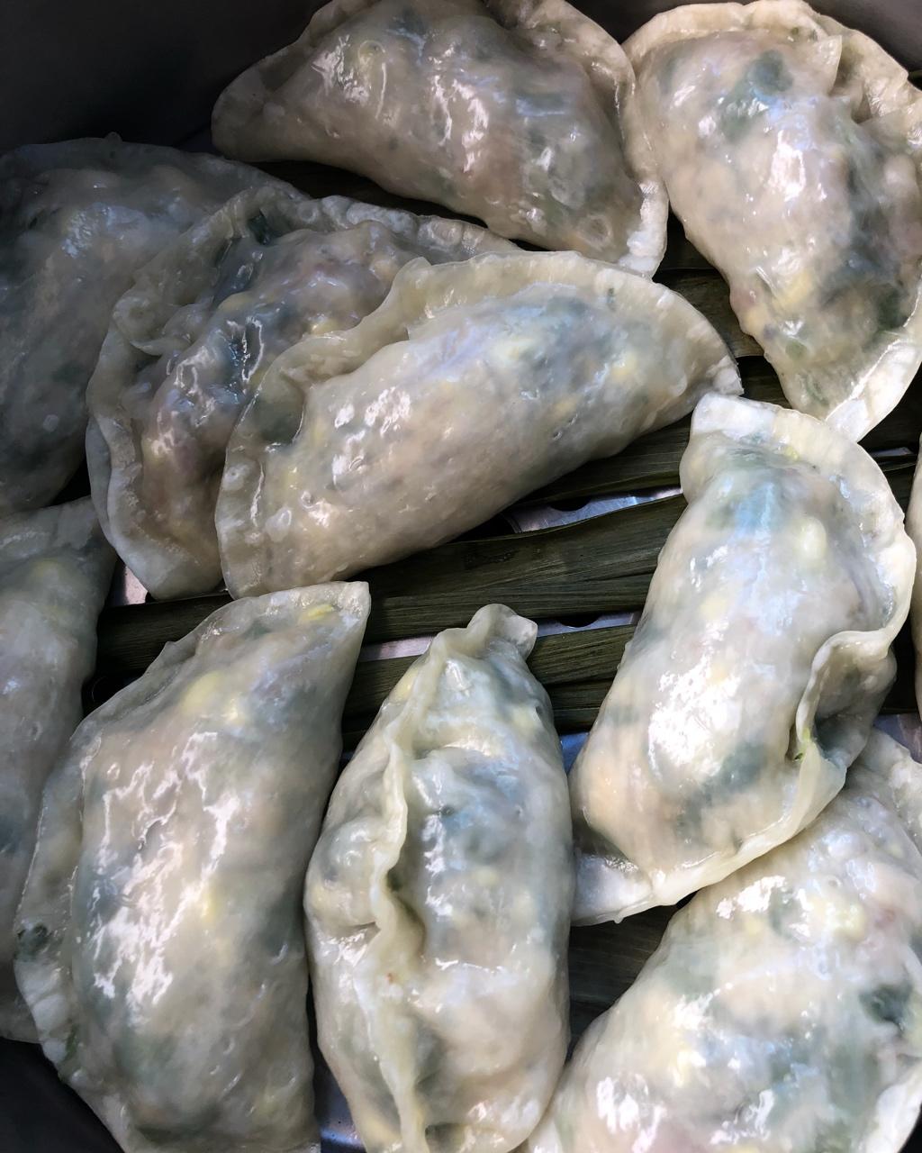 猪肉大葱烫面蒸饺