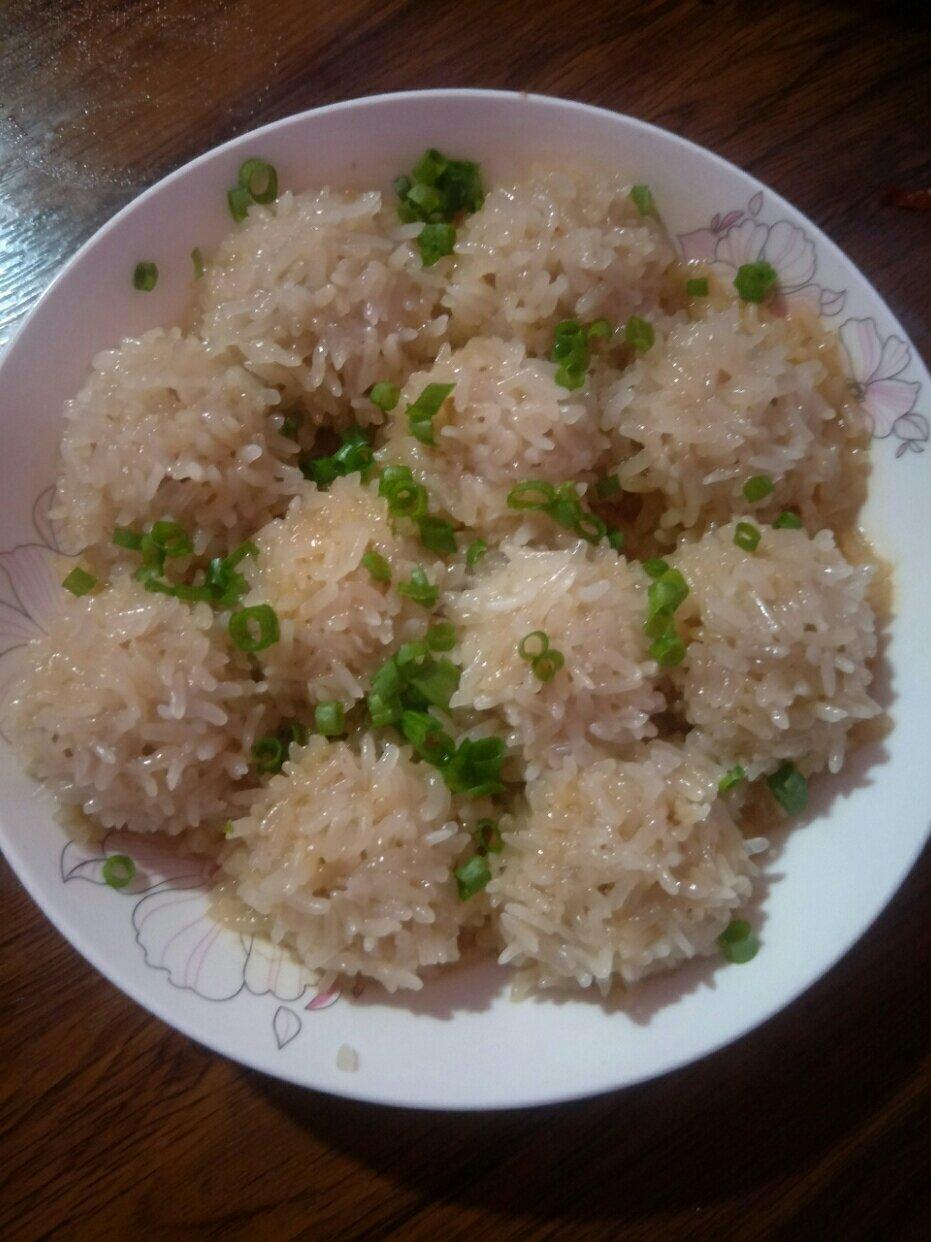 蒸糯米丸子