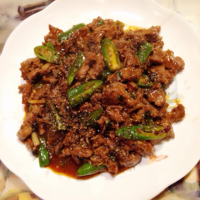 青椒牛柳
