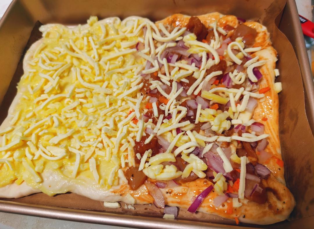 9寸芝心双拼披萨