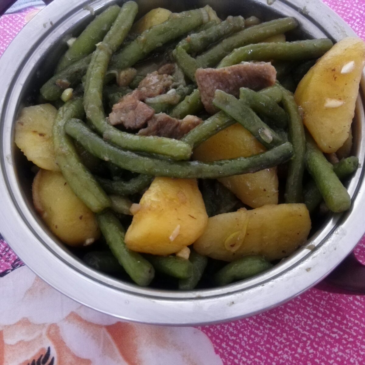 土豆炖豆角