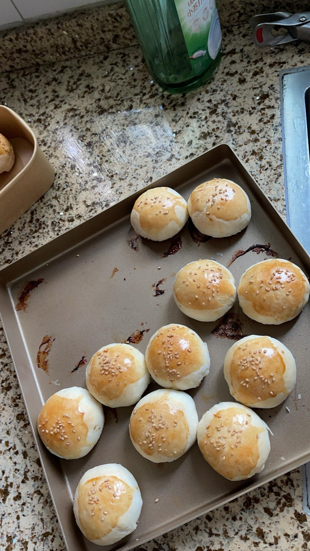 酥皮鲜肉月饼～酥的掉渣