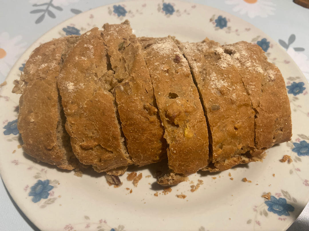 懒人低脂-黑全麦面包