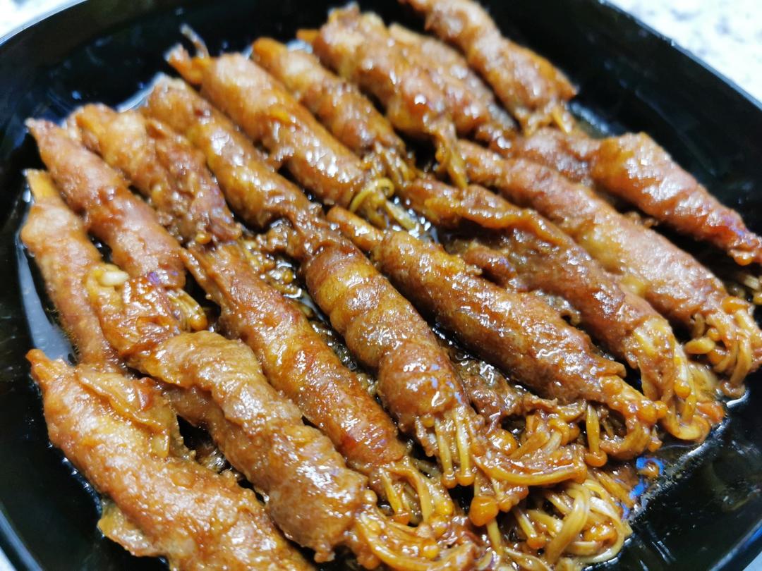 肥牛金针菇卷