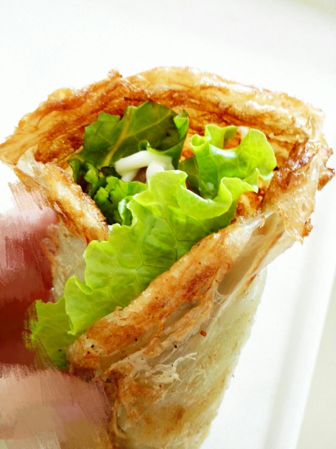 果冻家的小蜜蜂做的手抓饼