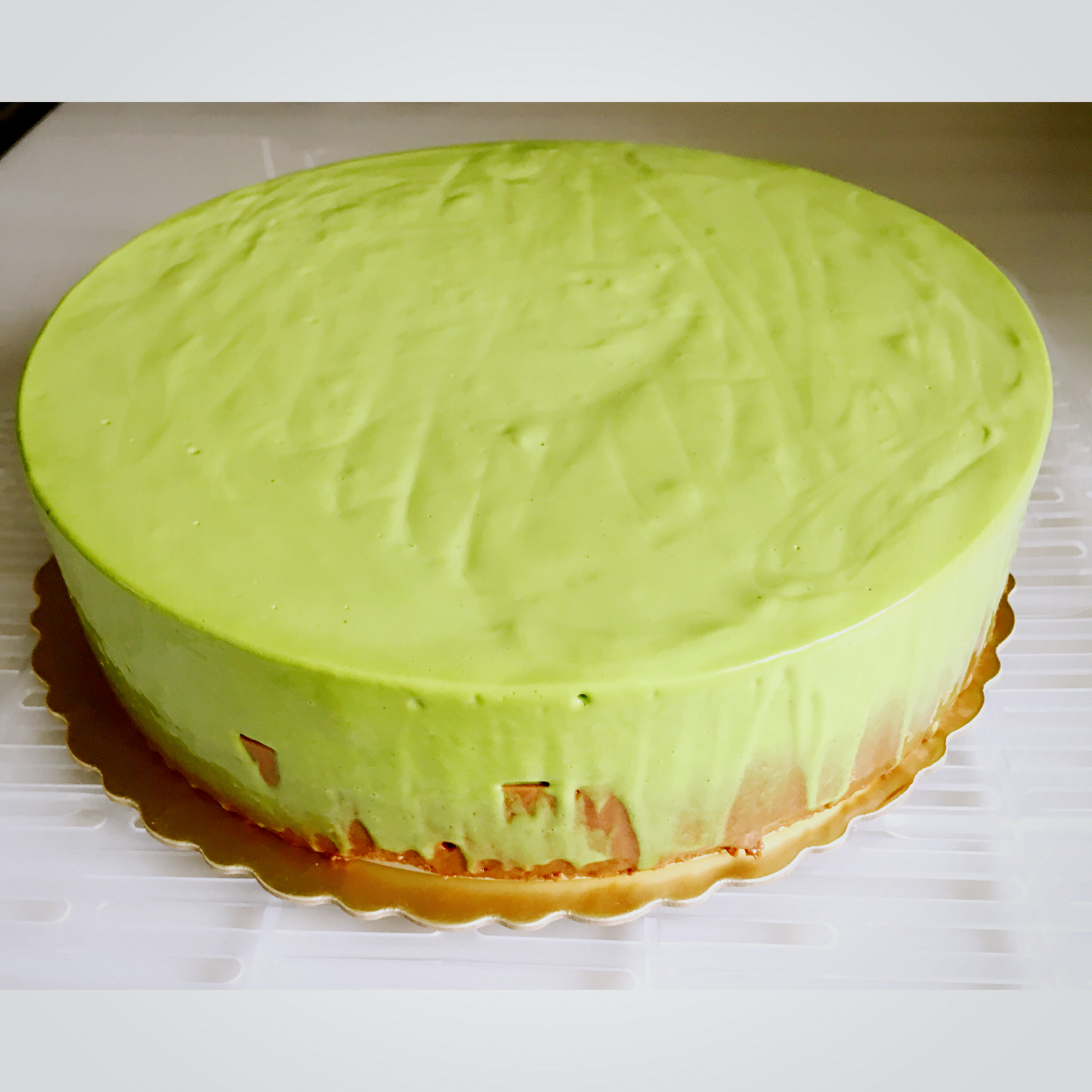 巧克力抹茶慕斯蛋糕