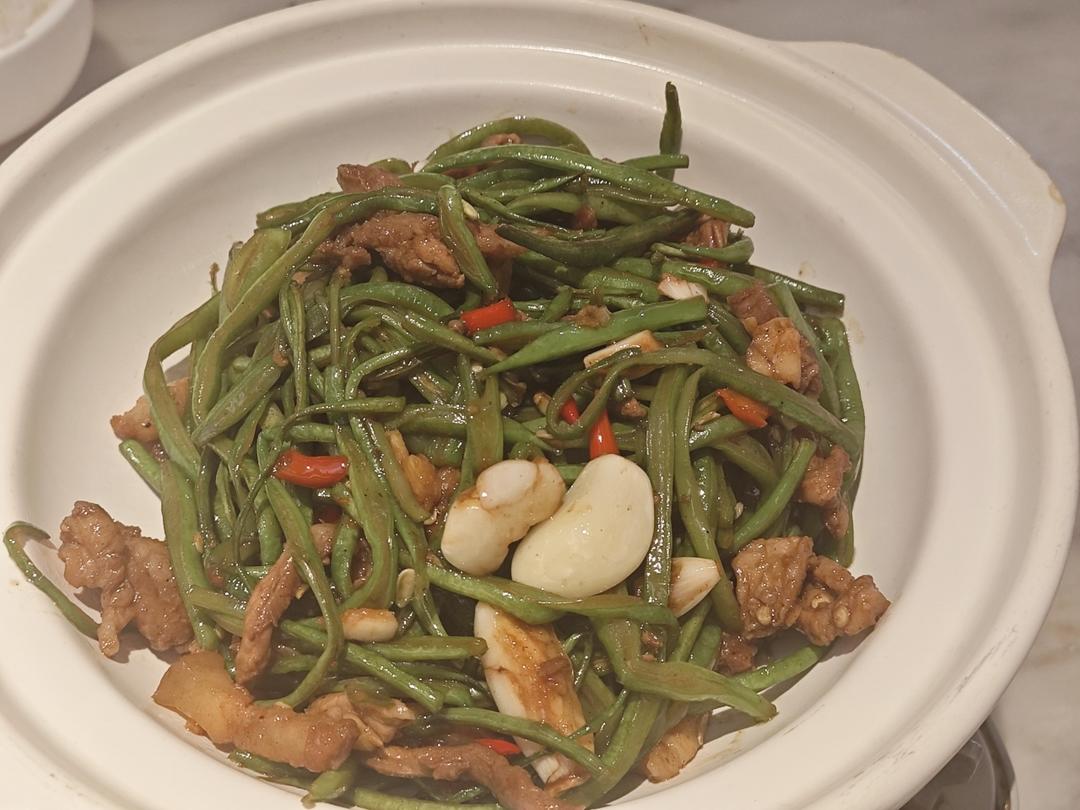 清炒扁豆丝