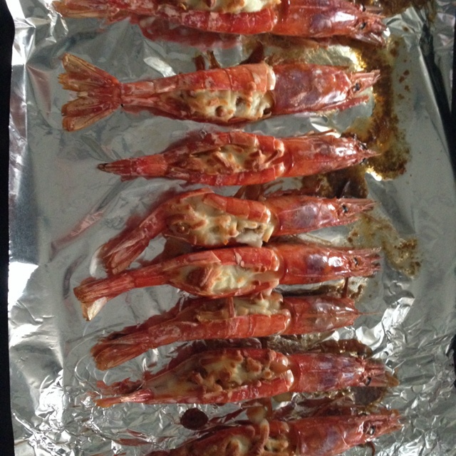 朗姆酒芝士焗虾