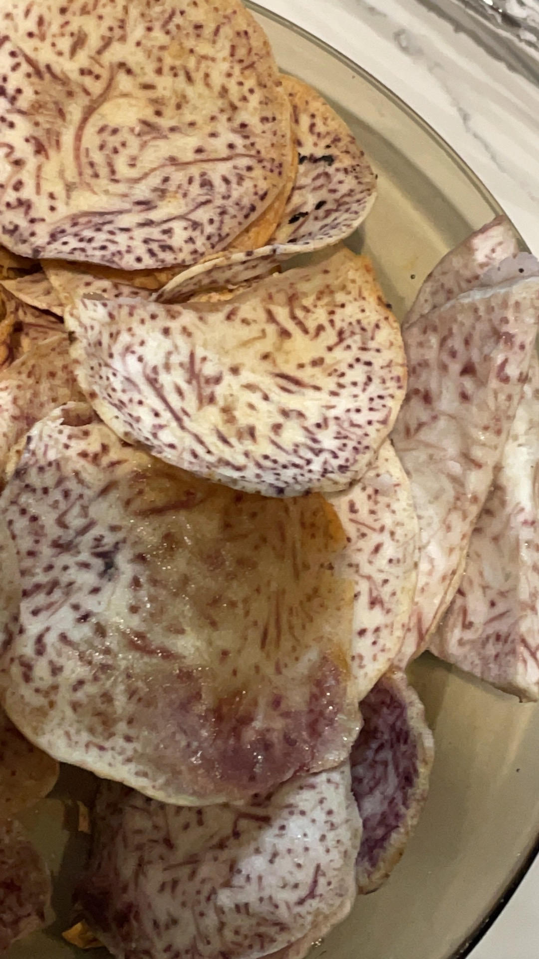 烤芋头片