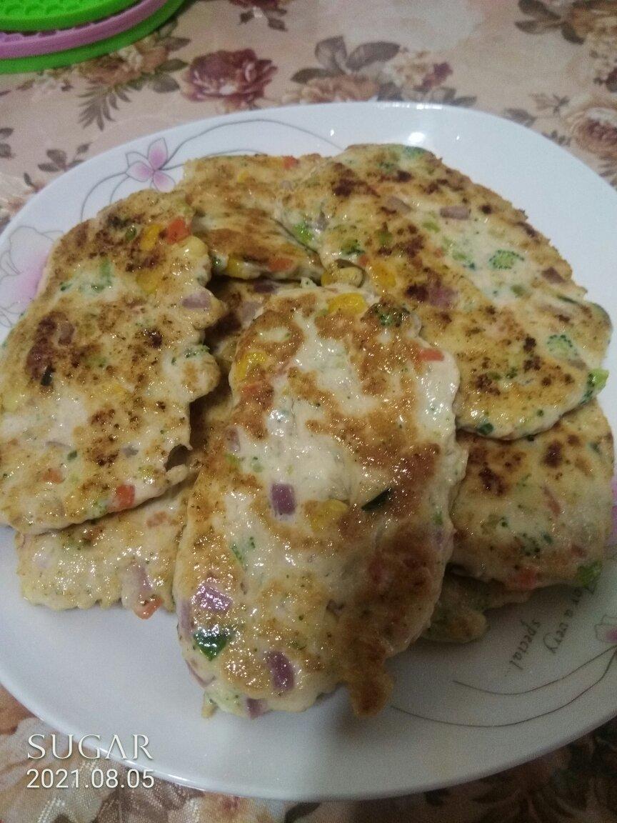 减肥餐低脂鸡胸肉饼
