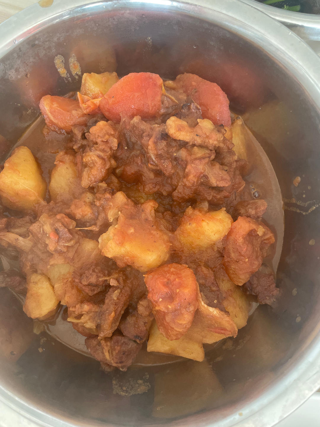 番茄土豆炖牛腩