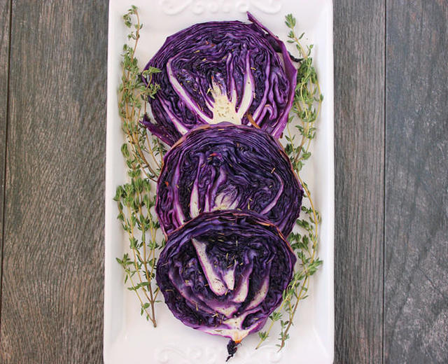 【健康三餐】香烤紫甘蓝的做法