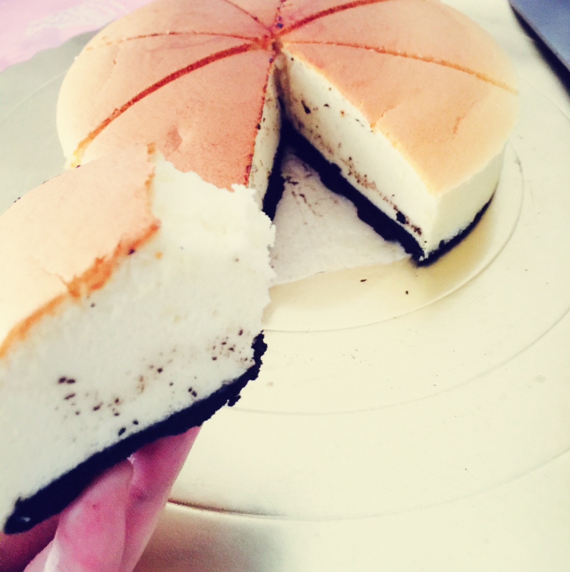 烫面轻乳酪蛋糕