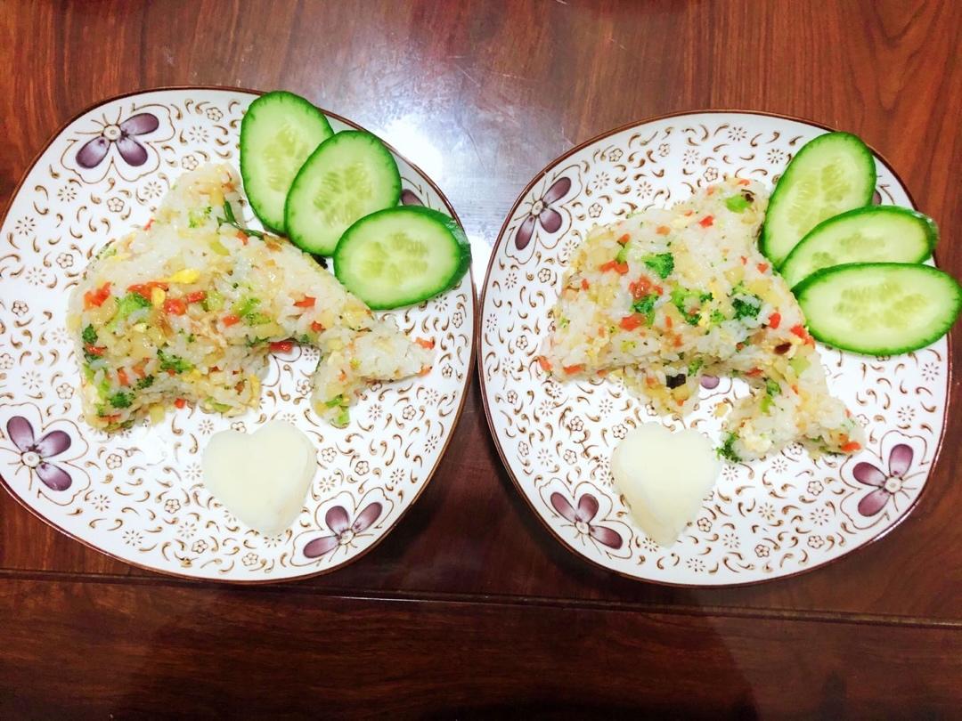 儿童餐—五彩时蔬炒饭（解决孩子不吃蔬菜）