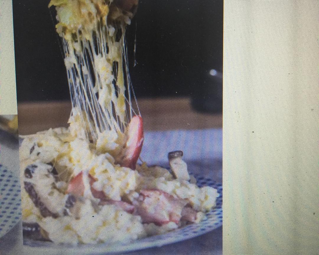 马苏里拉叉烧炒饭的做法