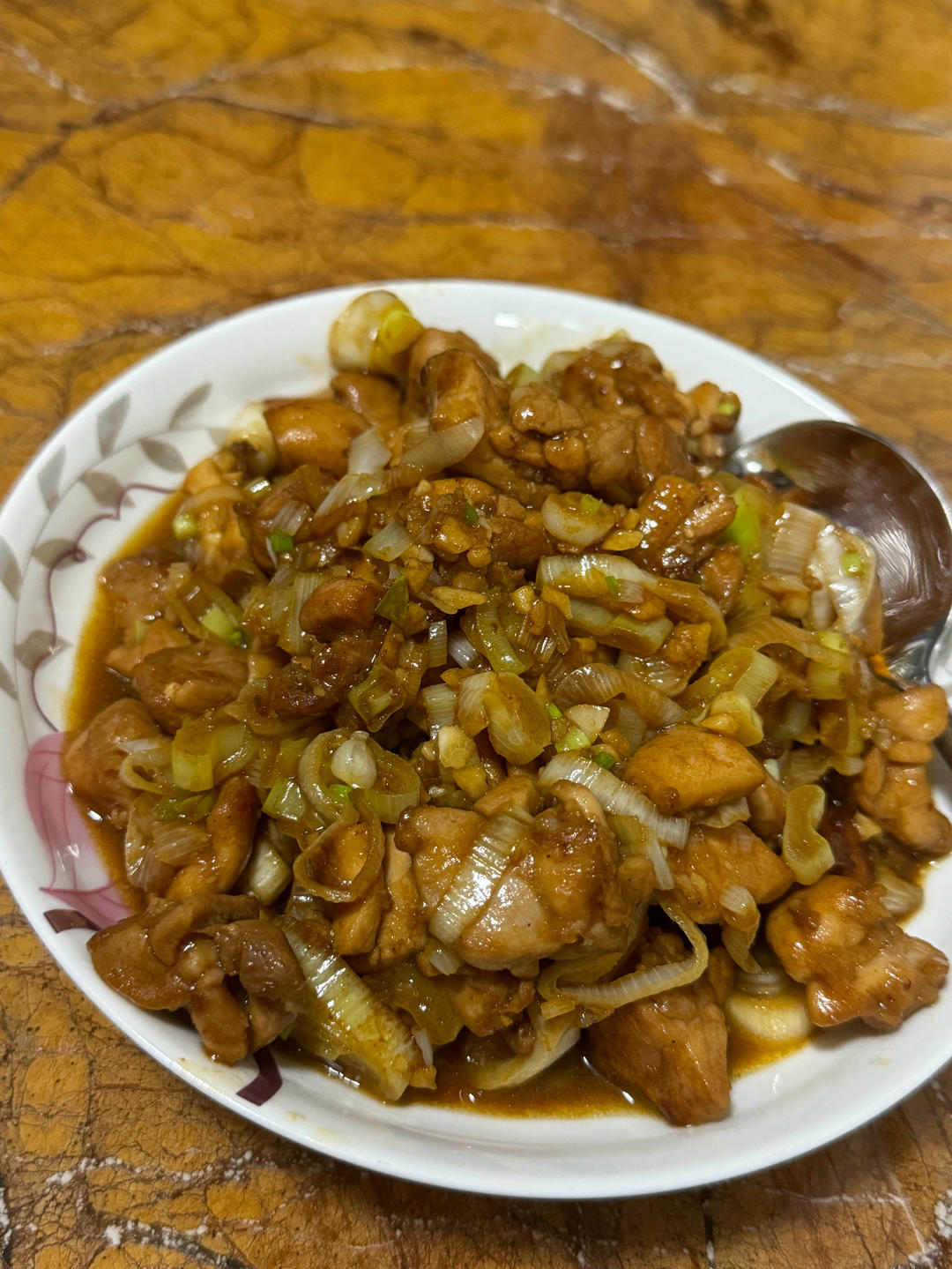 减脂-葱香鸡腿