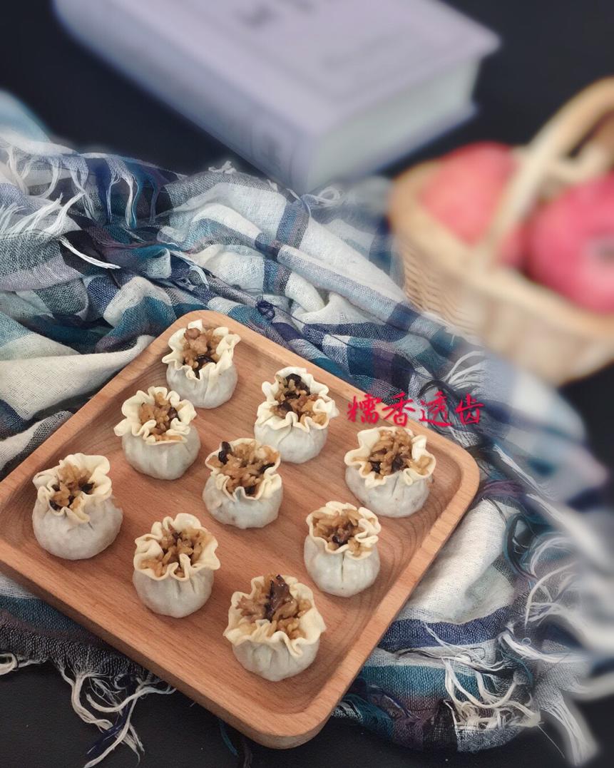 家常糯米烧卖（饺子皮版）