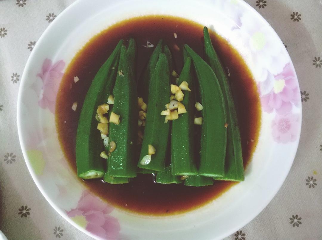 蒜蓉秋葵