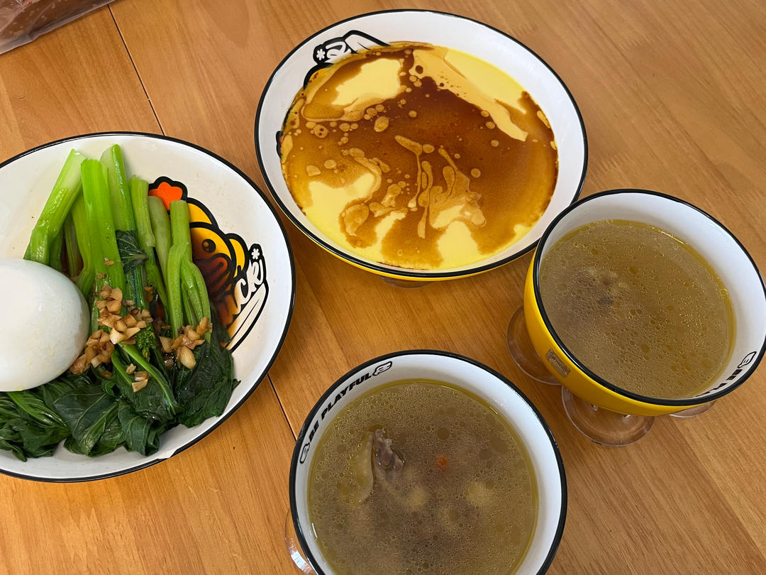 干贝蒸蛋