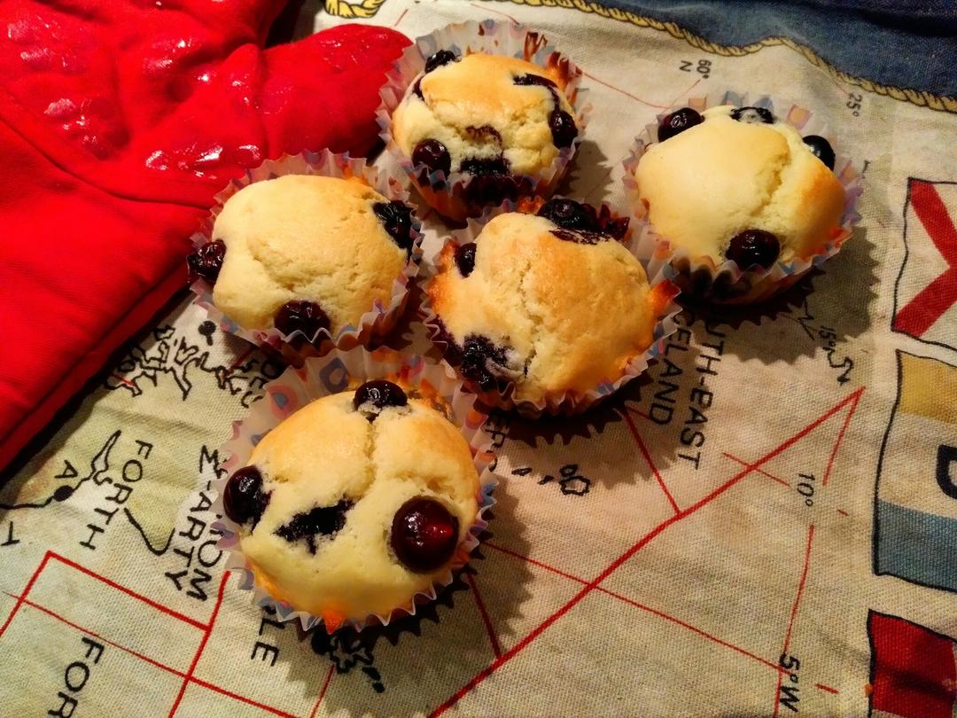 超好吃的蓝莓麦芬