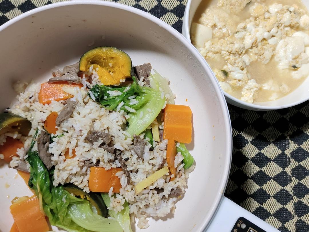 鸡蛋抱豆腐