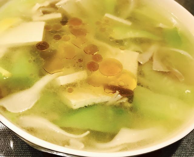 豆腐菌汤的做法