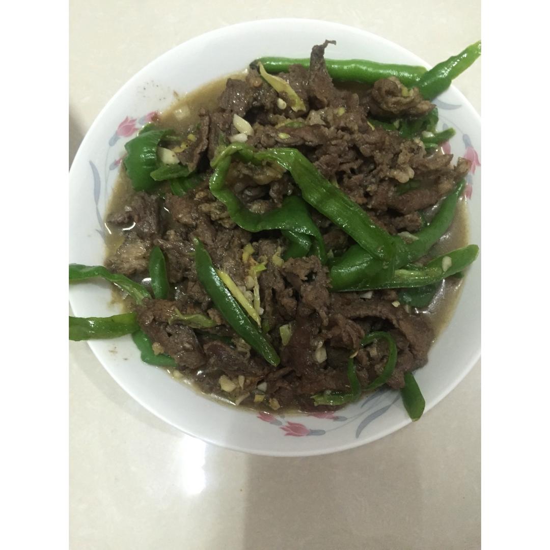 青椒牛肉