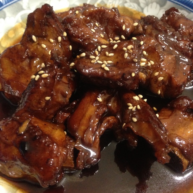 懒人版糖醋排骨