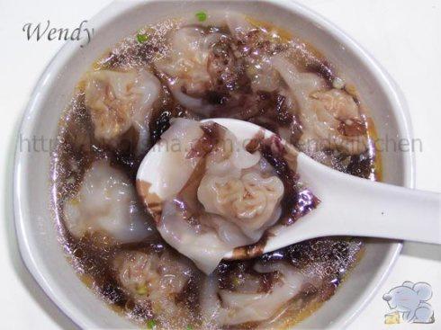 上汤馄饨的做法