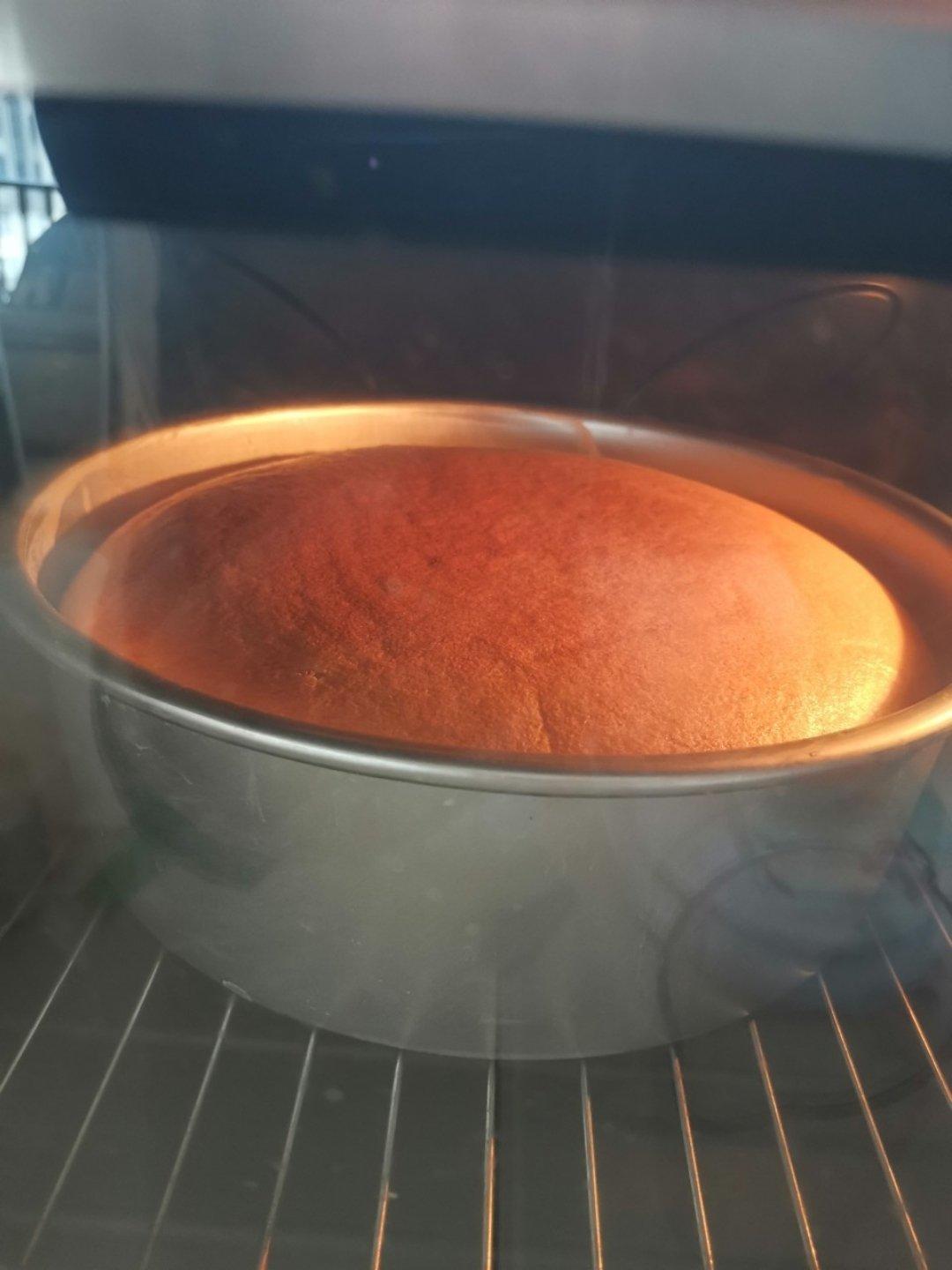 轻盈的十寸戚风蛋糕方子