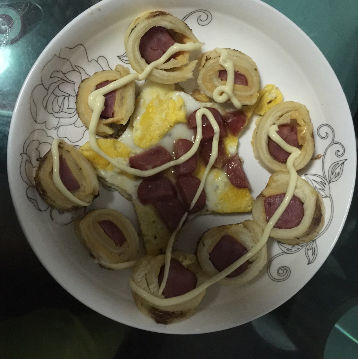 芝士香肠土司卷