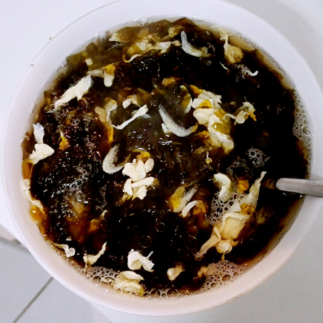 紫菜虾米蛋花汤（减肥餐）