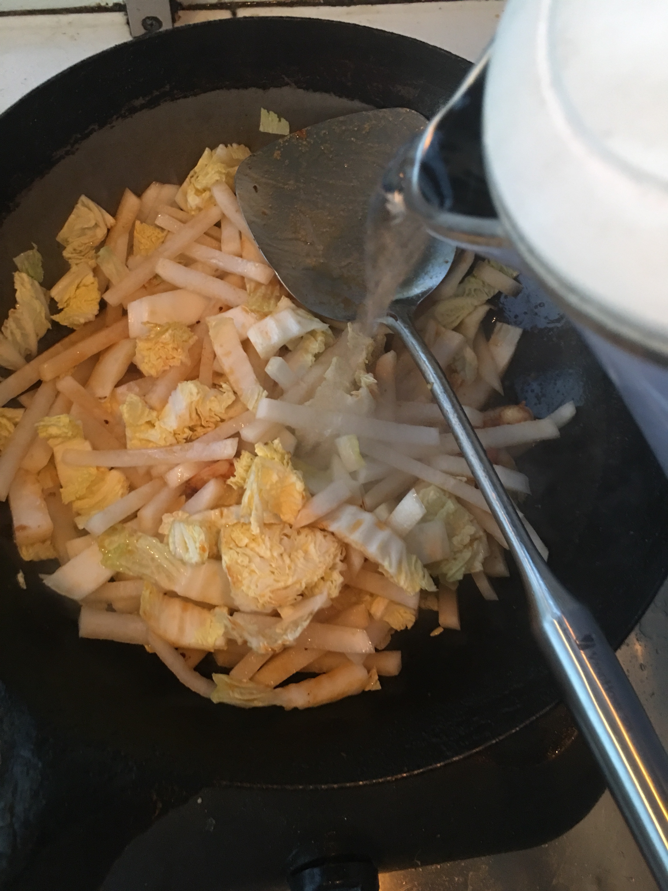 《虾油版》白菜萝卜豆腐羹的做法 步骤6