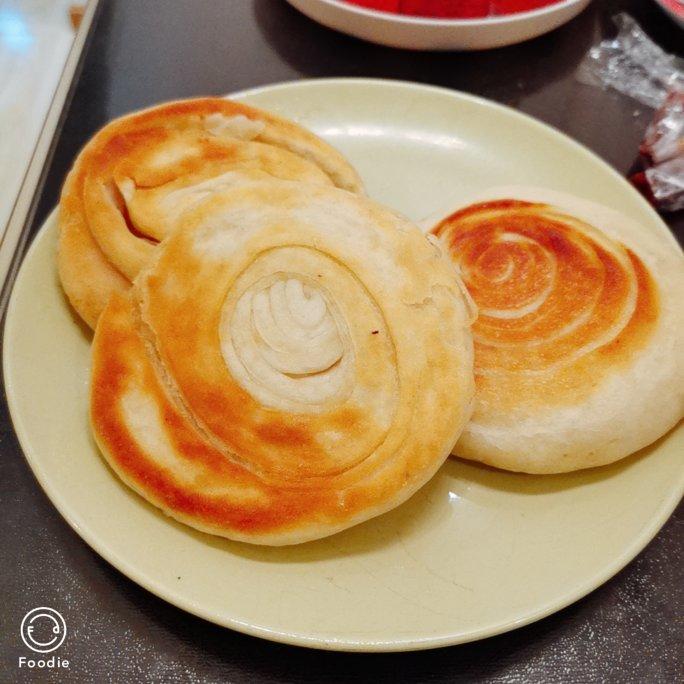 0失败平底锅五香烧饼