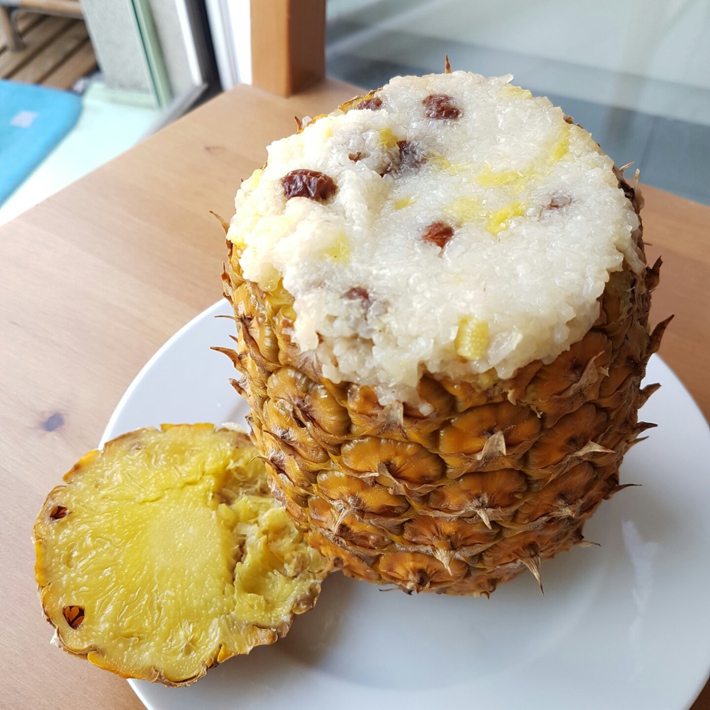 原味蒸菠萝饭