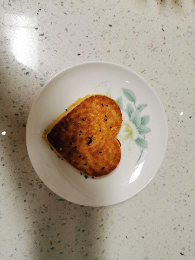 胡萝卜鸡蛋饼