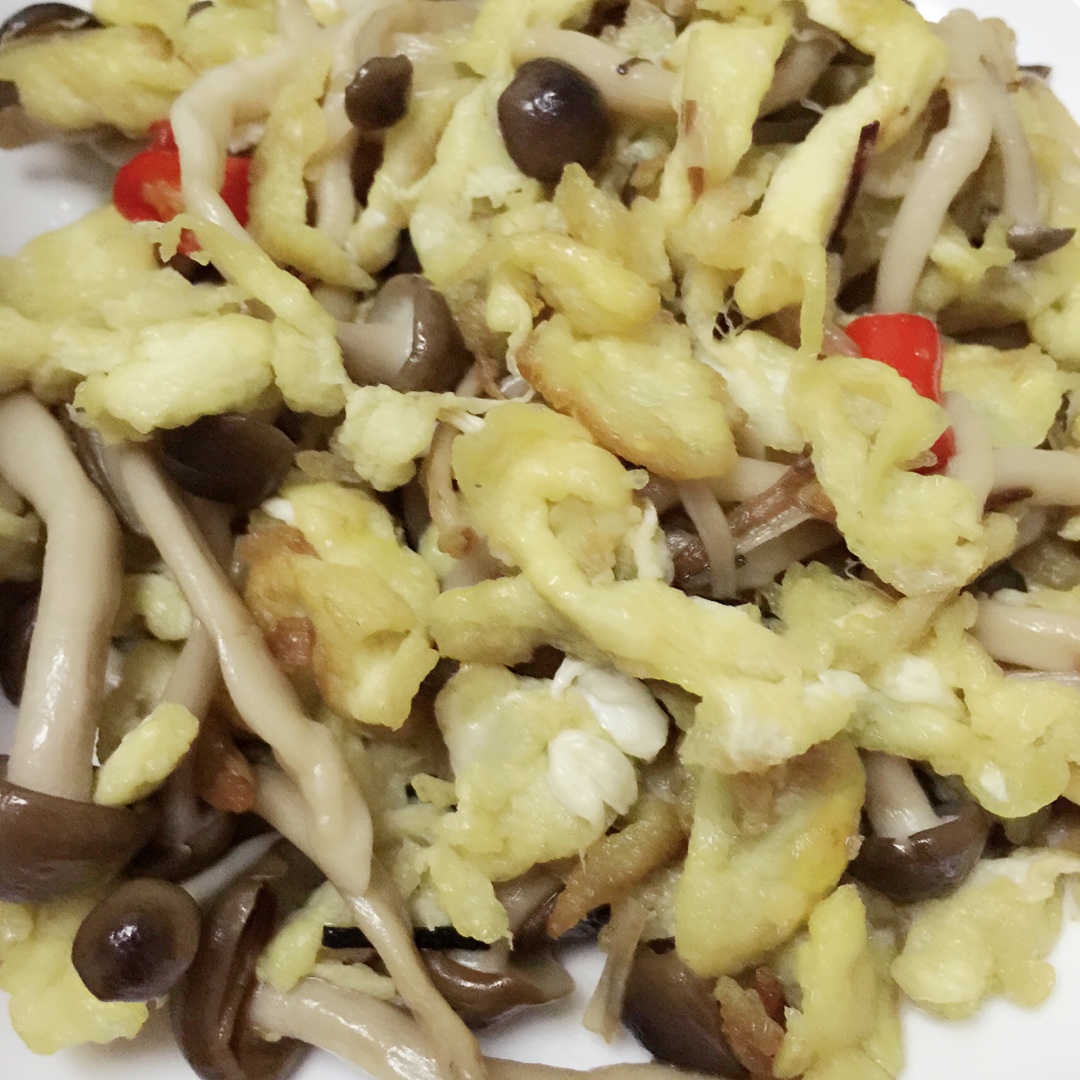 蟹味菇滑蛋