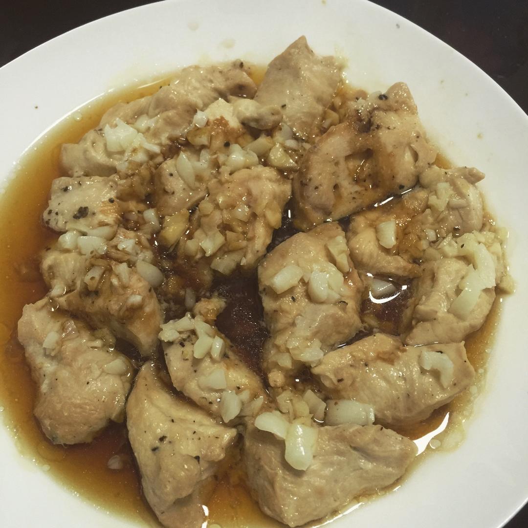 蒜蓉蒸鸡胸（鸡腿）